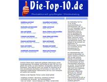 Tablet Screenshot of die-top-10.de